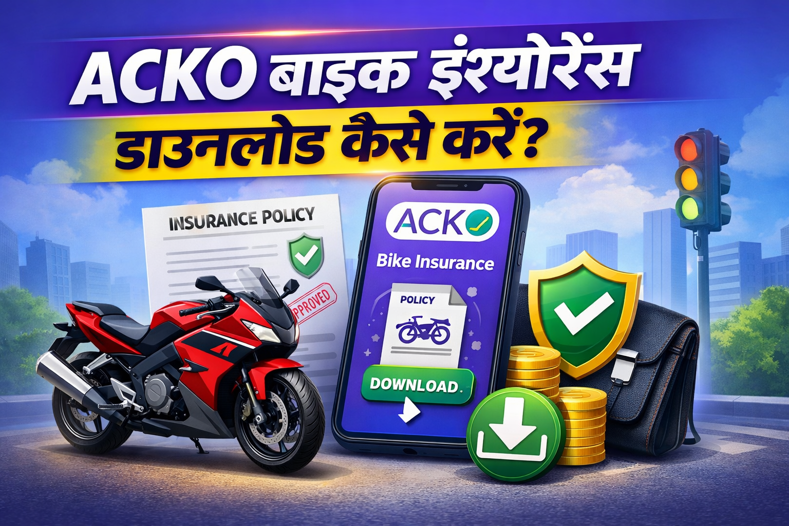 ACKO Bike Insurance Download Kaise Kare