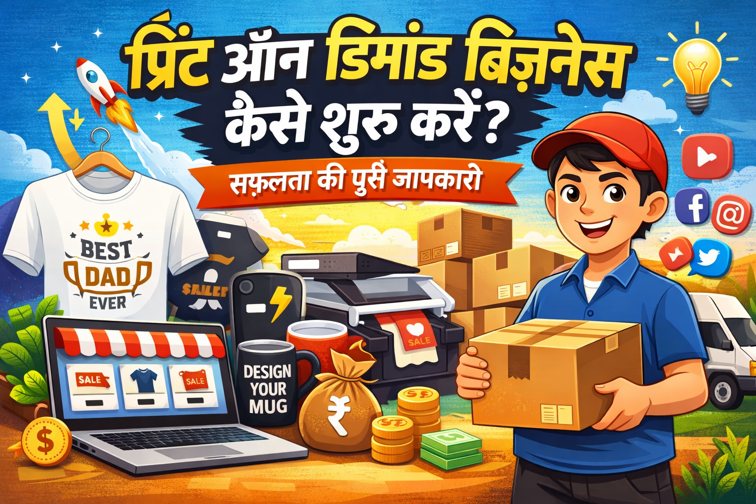 print on demand kya hai hindi me