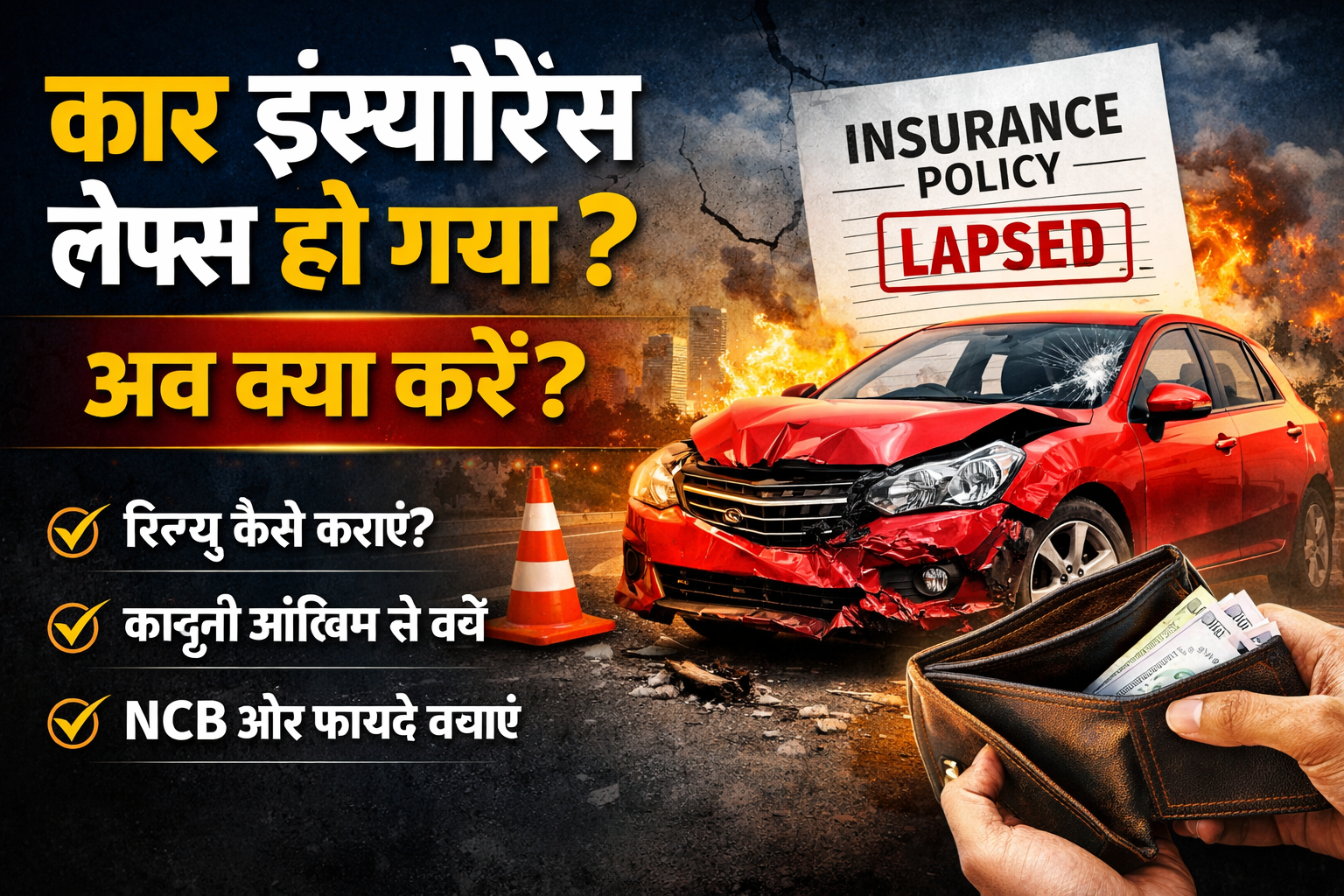 Car Insurance Lapse Hone Par Kya Kare