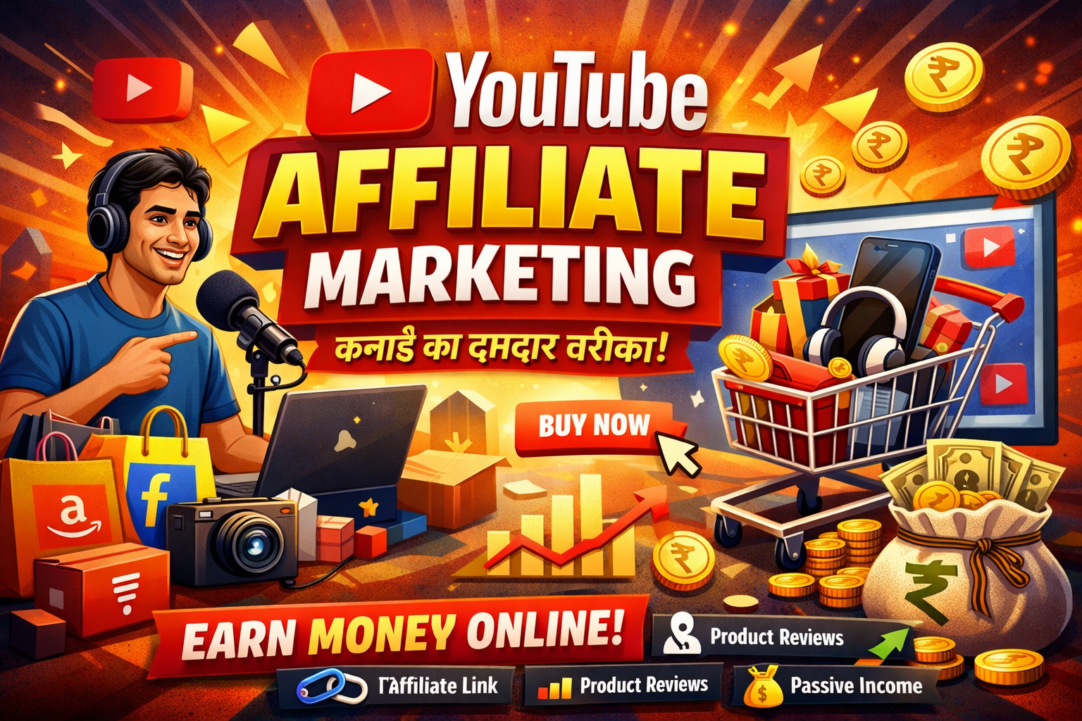YouTube Affiliate Marketing Kya Hai In Hindi