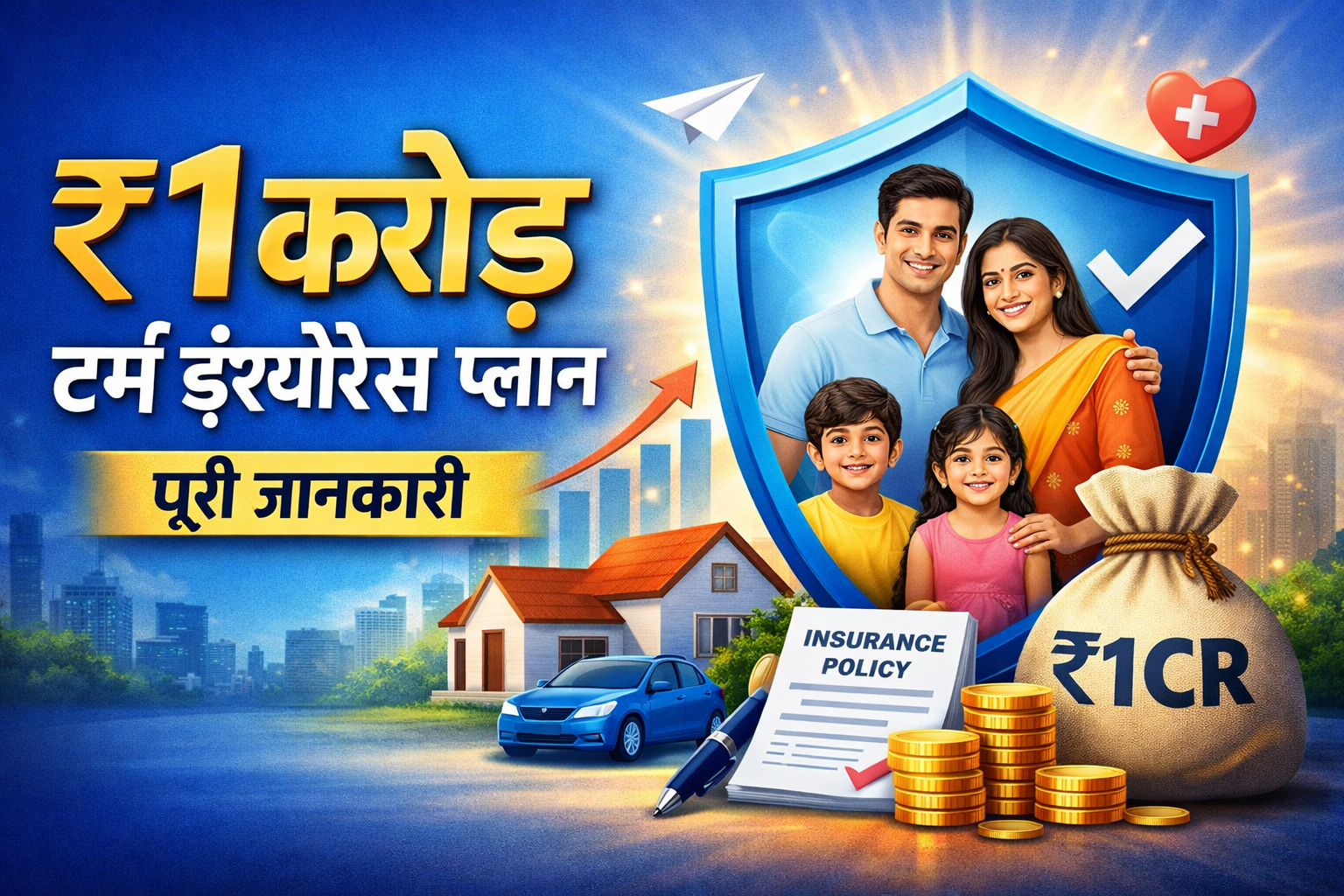 1 Crore Term Insurance Plan Kaise Le