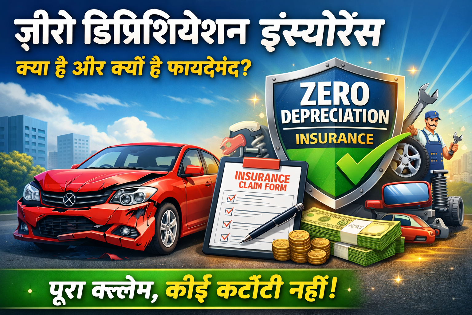 Zero Depreciation Insurance Kya Hai