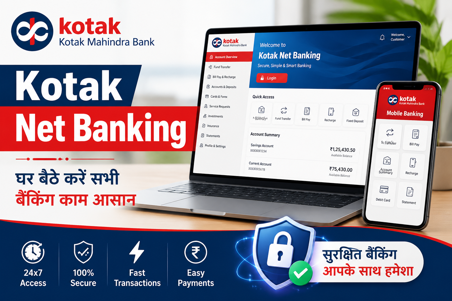 Kotak Net Banking Kaise Use Kare