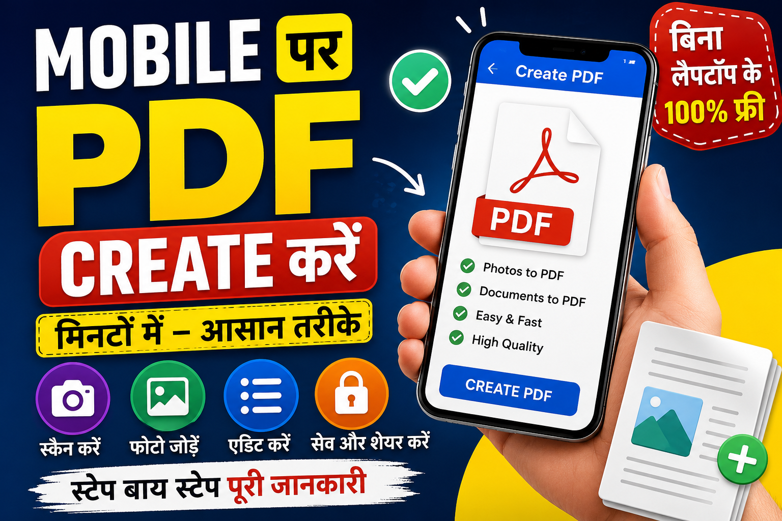 Mobile Se PDF kaise Banaye