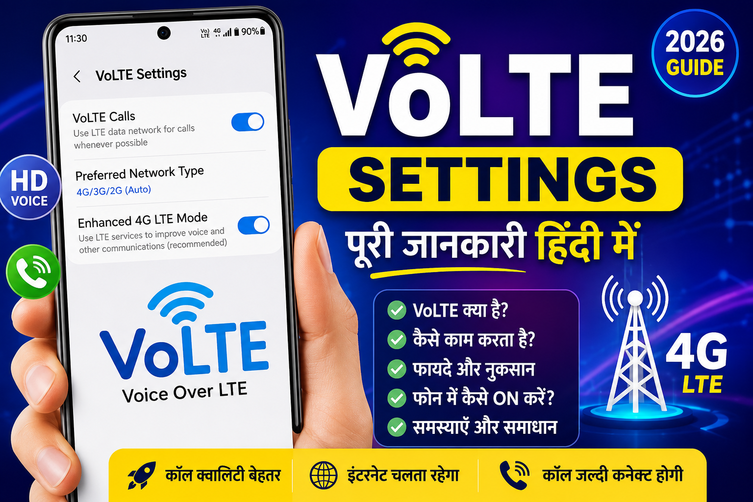 Mobile Me VoLTE Enable Kaise Kare
