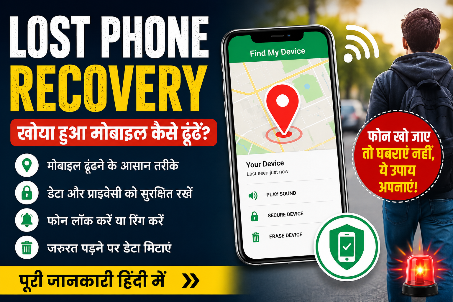 Phone Recovery Guide Hindi