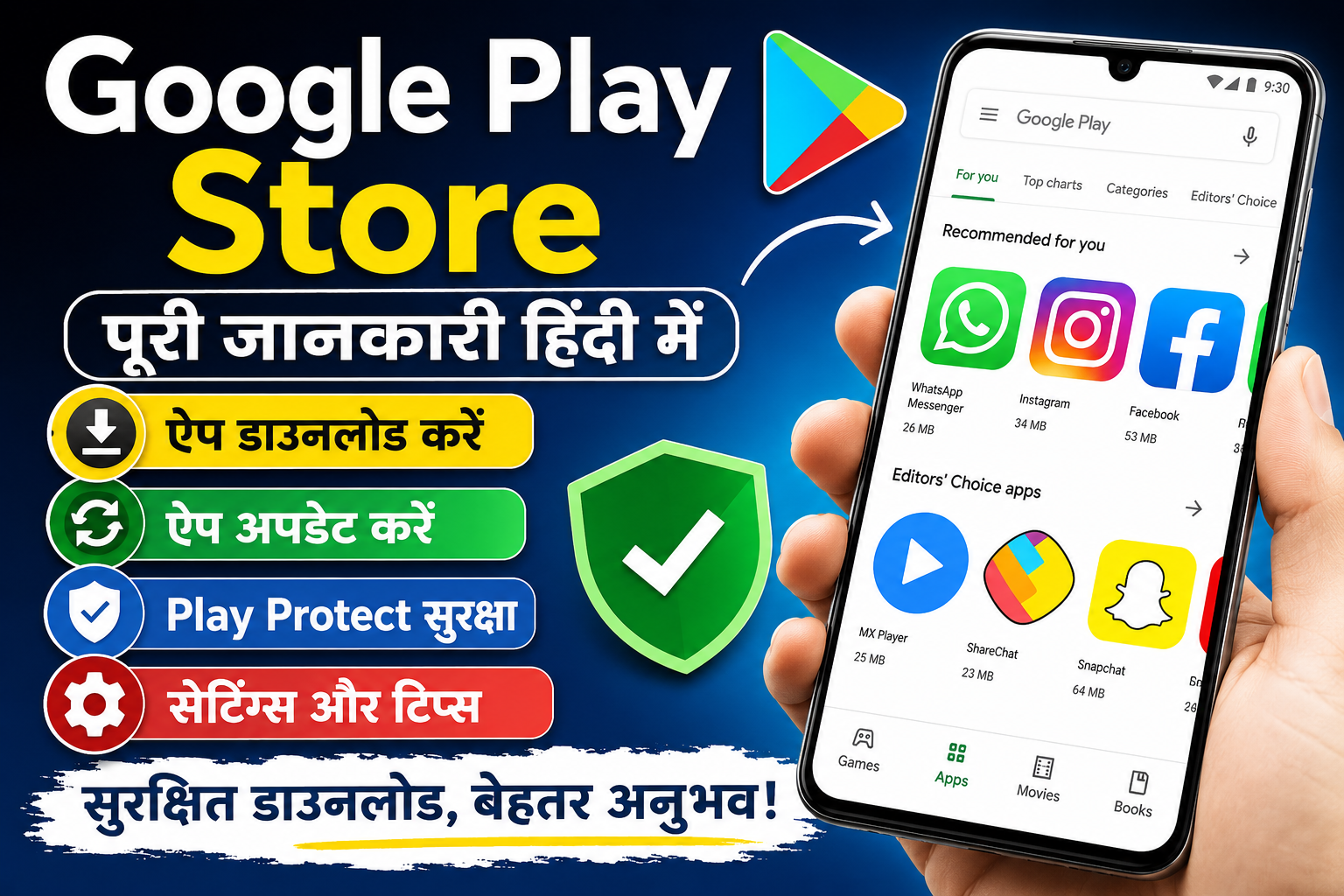 Google Play Store Guide in Hindi