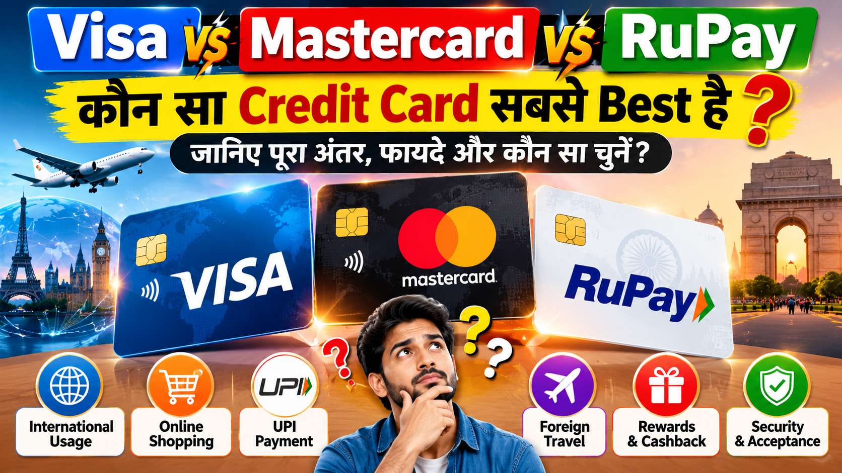 Visa vs Mastercard vs RuPay
