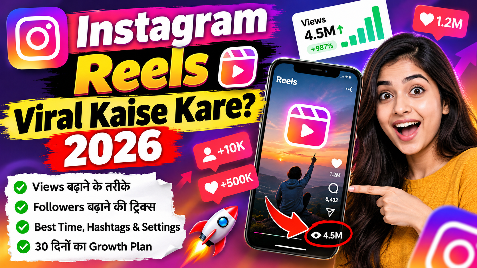 Instagram Reels viral kaise kare Hindi mein