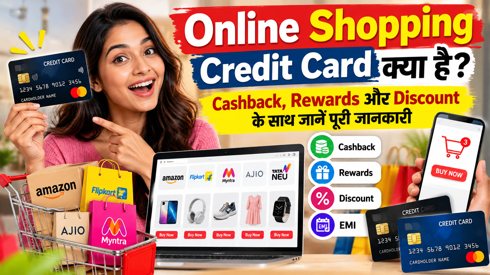 Online Shopping Credit Card Kya Hota Hai